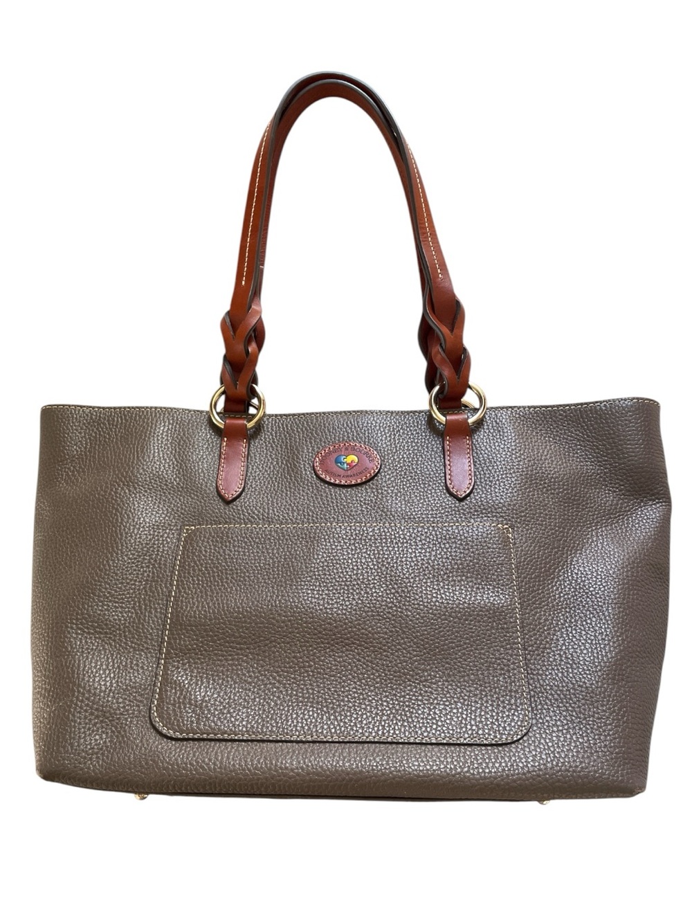 DOONEY & BOURKE Elephant Pebble Grain Tammy Tote for Autism Awareness (special)